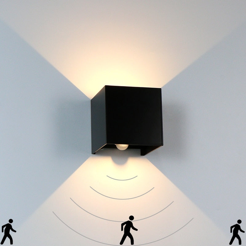 LED Wall Light With Human Body Motion Sensing