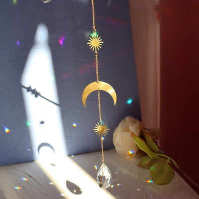 Sun Catchers Crescent Moon Pendant