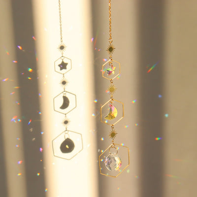 Sun Catchers Crescent Moon Pendant