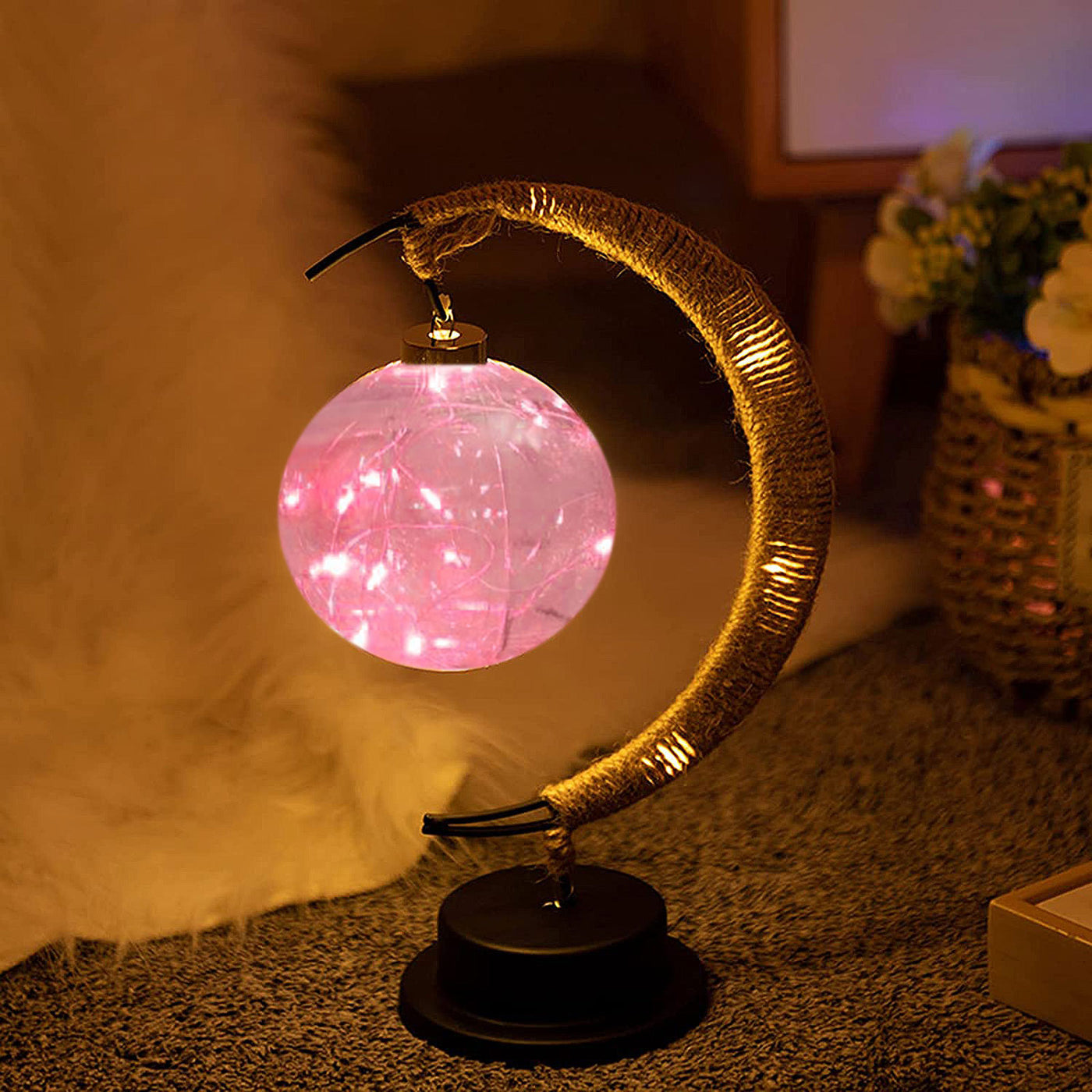 3D Moon LED Night Light