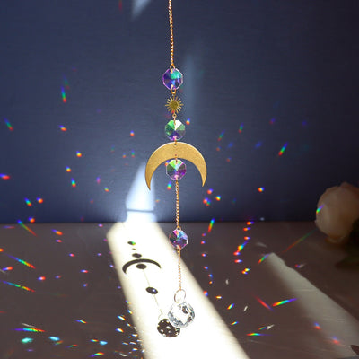 Sun Catchers Crescent Moon Pendant