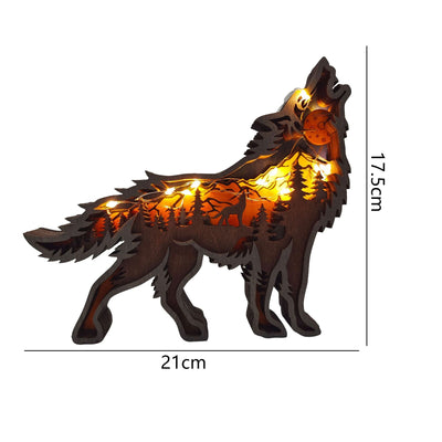 Hollow Forest Animals Statue Crafts