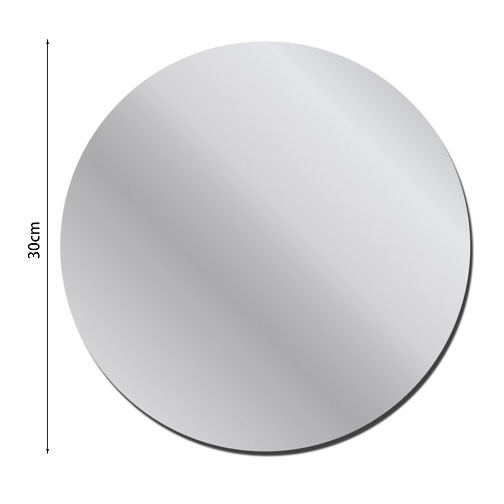 Round 3D Mirror Wall Sticker