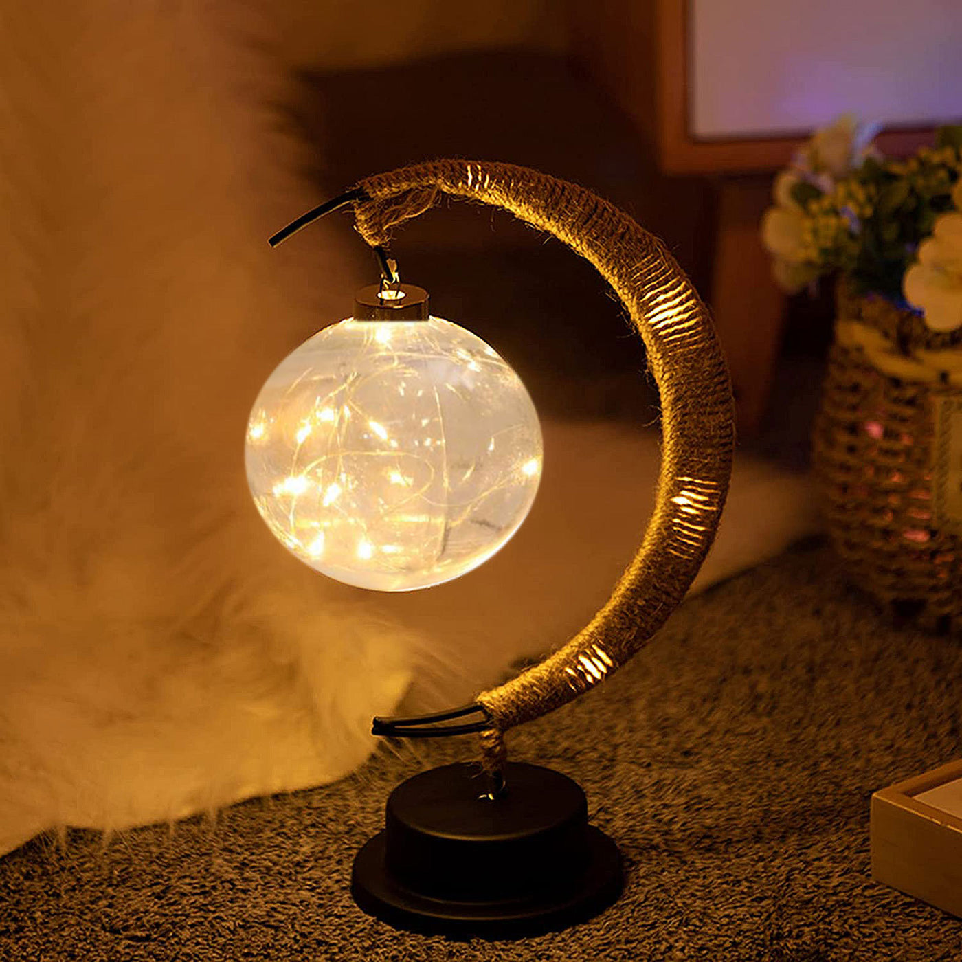 3D Moon LED Night Light