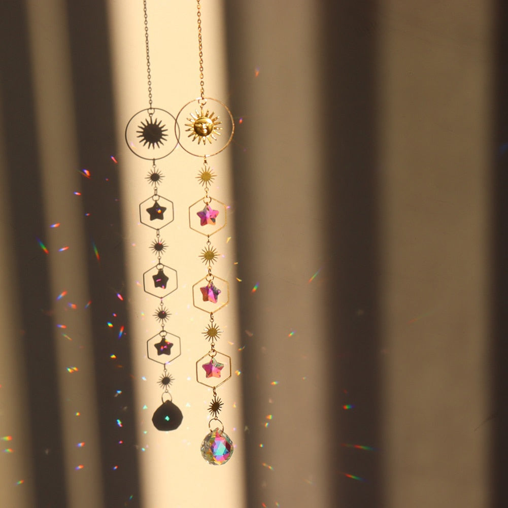 Sun Catchers Crescent Moon Pendant