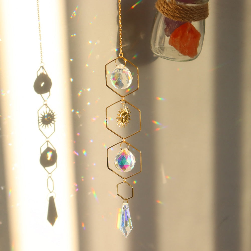 Sun Catchers Crescent Moon Pendant