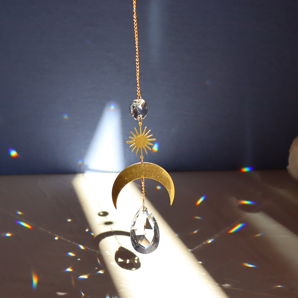 Sun Catchers Crescent Moon Pendant