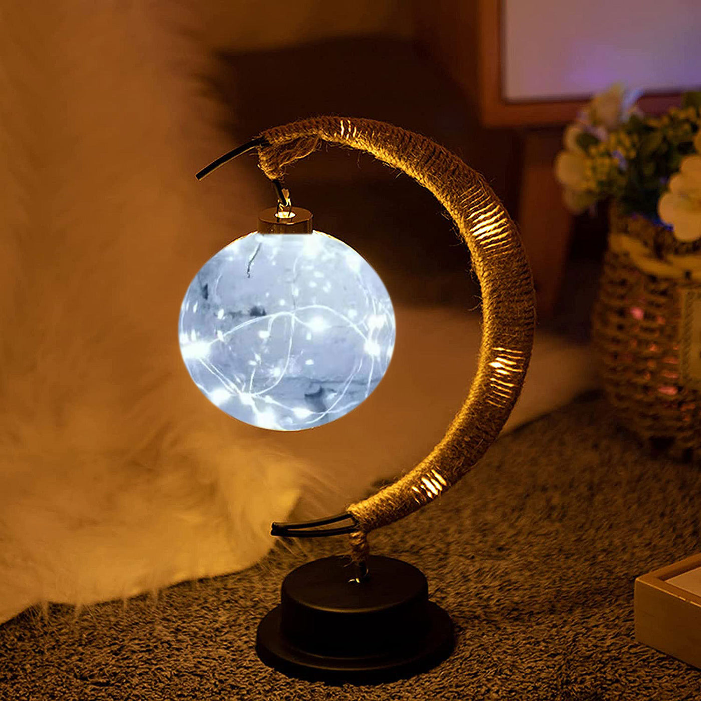 3D Moon LED Night Light