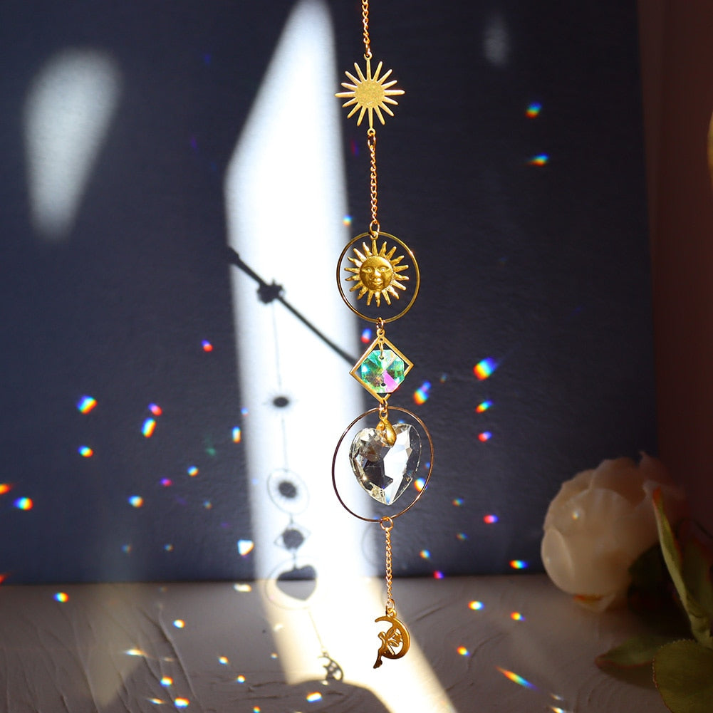 Sun Catchers Crescent Moon Pendant
