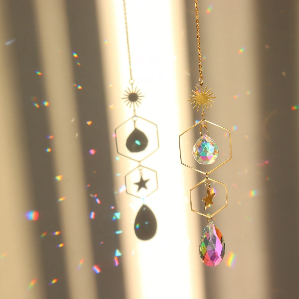 Sun Catchers Crescent Moon Pendant