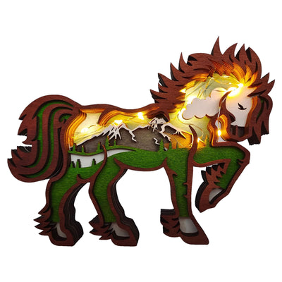 Hollow Forest Animals Statue Crafts