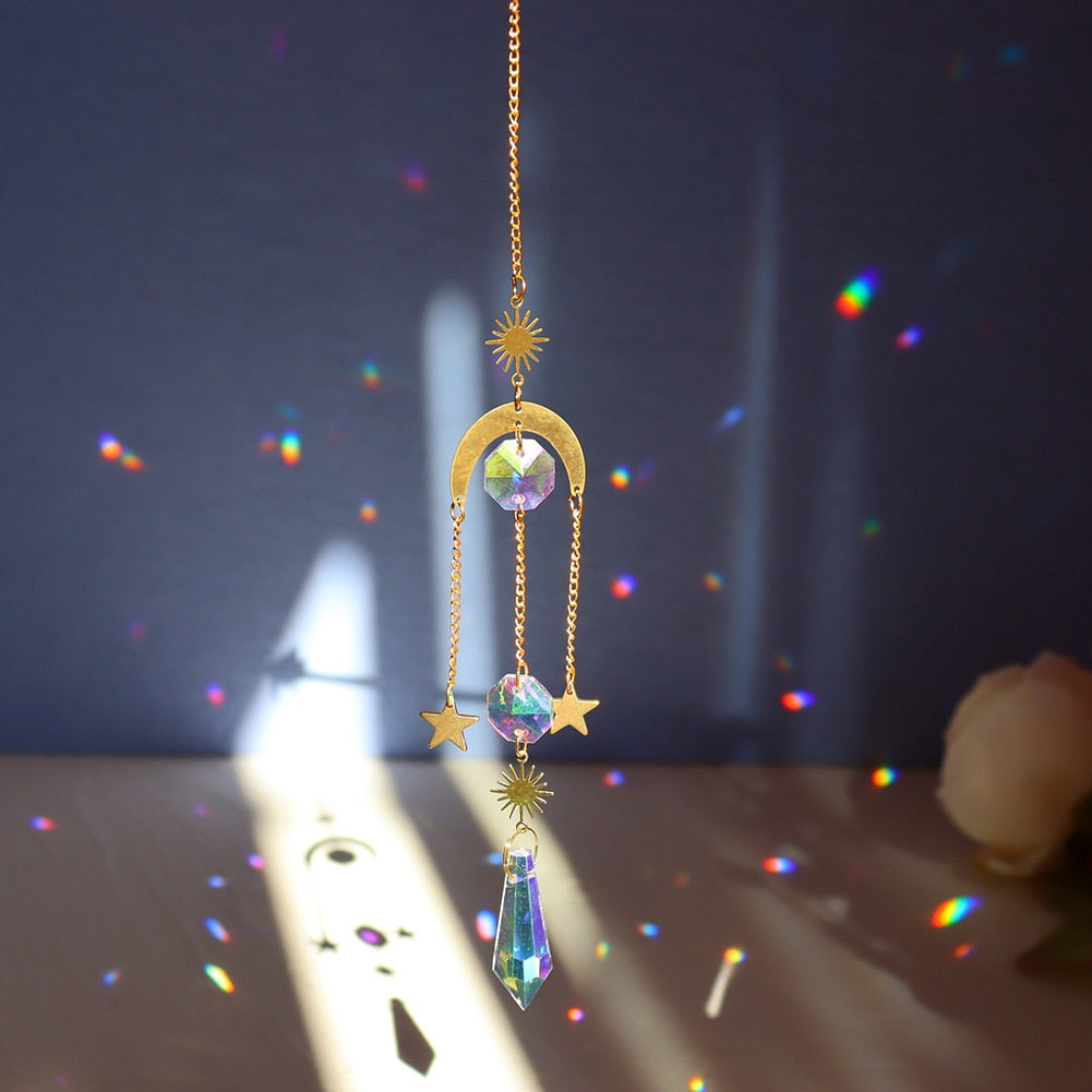 Sun Catchers Crescent Moon Pendant