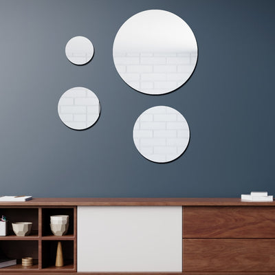 Round 3D Mirror Wall Sticker
